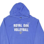 NIKE Mens Blue Royal Oak Volleyball Pullover Hoodie XL Cotton Blend Casual