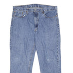 LEVI'S 516 Mens Jeans Blue Relaxed Straight Denim Medium W38 L26 Classic Zip