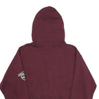 PRAIRIE MOUNTAIN Mens Maroon Seattle Pullover Hoodie L Cotton Blend