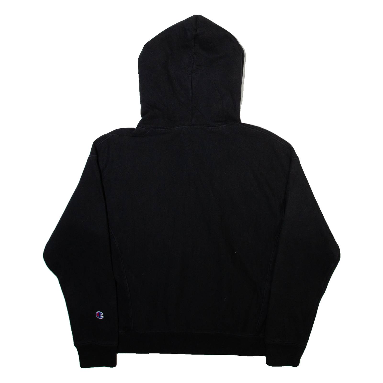 CHAMPION Womens Black Hoodie M