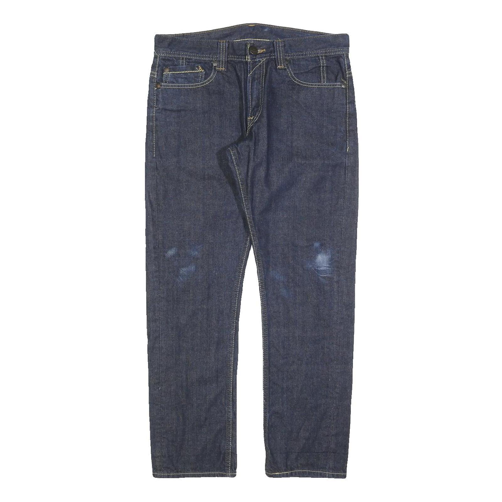 LEVI'S 511 Slim Mens Jeans Blue Slim Skinny Denim Raw W33 L30 Classic Fit