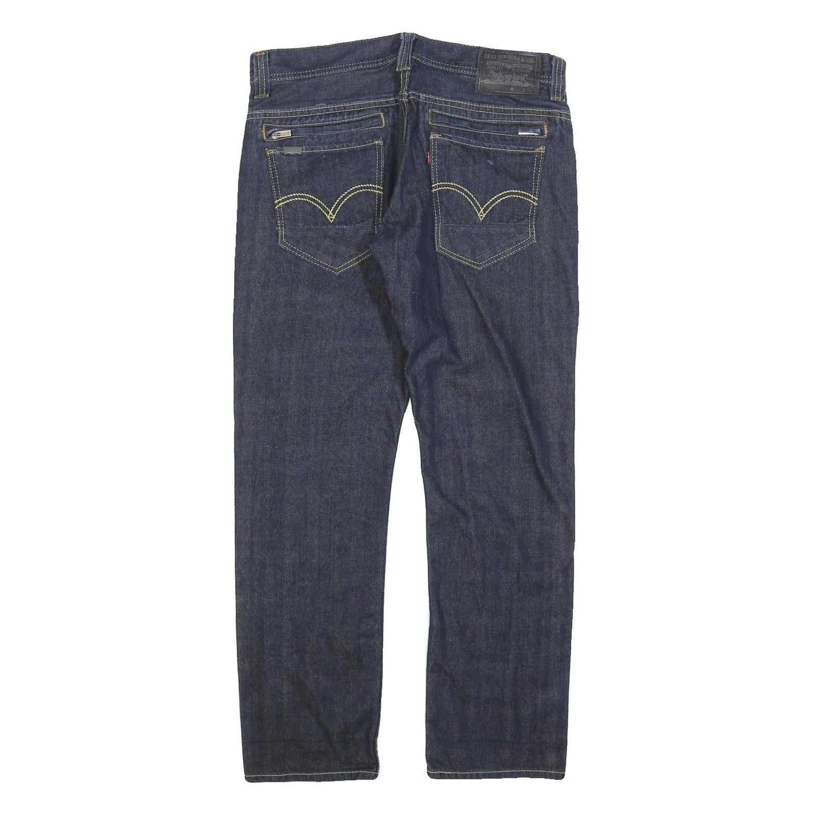 LEVI'S 511 Slim Mens Jeans Blue Slim Skinny Denim Raw W33 L30 Classic Fit