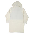 TRADITION Womens Cream Jacket L Polyester Blend Plain Button Closure Hooded