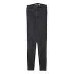LEVI'S Womens Jeans Black Slim Skinny Denim Medium W22 L27 Zip Cotton Blend
