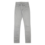 LEVI'S 471 Womens Jeans Slim Skinny Denim Light W29 L34 Stylish Zip Closure