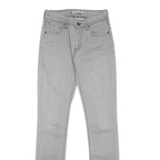 LEVI'S 471 Womens Jeans Slim Skinny Denim Light W29 L34 Stylish Zip Closure