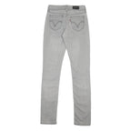 LEVI'S 471 Womens Jeans Slim Skinny Denim Light W29 L34 Stylish Zip Closure