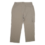 SALEWA Mens Nylon Beige Relaxed Straight Trousers W36 L27 Outdoor Zip Pocket