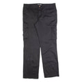 DICKIES Cargo Workwear Womens Trousers Black Relaxed Straight W36 L32