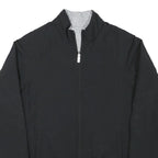 ADIDAS Womens Black Track Jacket S Polyester Blend Plain Zip Fitness Sportswear