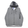 NIKE Mens Grey Pullover Hoodie M Zip Up Sports Casual Sweatshirt