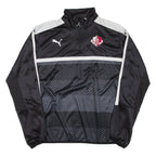 PUMA Mens Sweatshirt Black 1/4 Zip 2XL