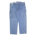 CARHARTT Mens Jeans Blue Relaxed Straight Denim Medium W38 L30 Workwear
