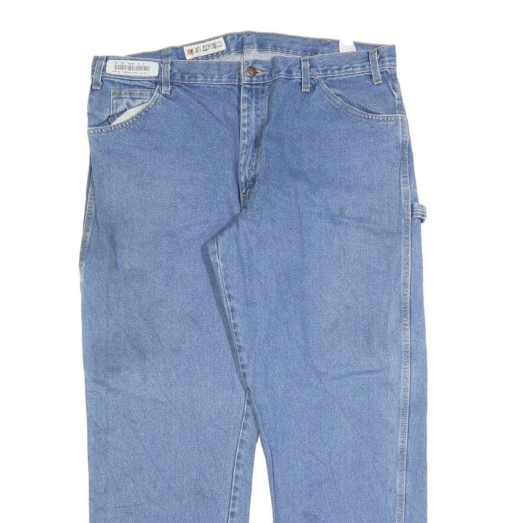 CARHARTT Mens Jeans Blue Relaxed Straight Denim Medium W38 L30 Workwear