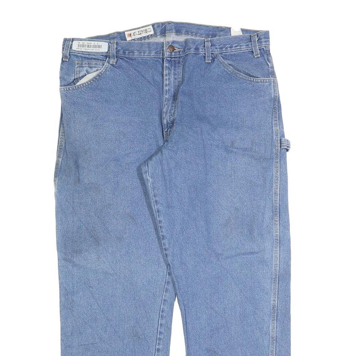 CARHARTT Mens Jeans Blue Relaxed Straight Denim Medium W38 L30 Workwear