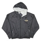 HOLLOWAY Mens Black U.S. Army Logo Lightweight Zip Jacket L Polyester Blend