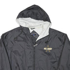 HOLLOWAY Mens Black U.S. Army Logo Lightweight Zip Jacket L Polyester Blend