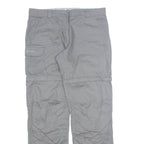 QUECHUA Outdoor Womens Trousers Grey Regular Straight W35 L34