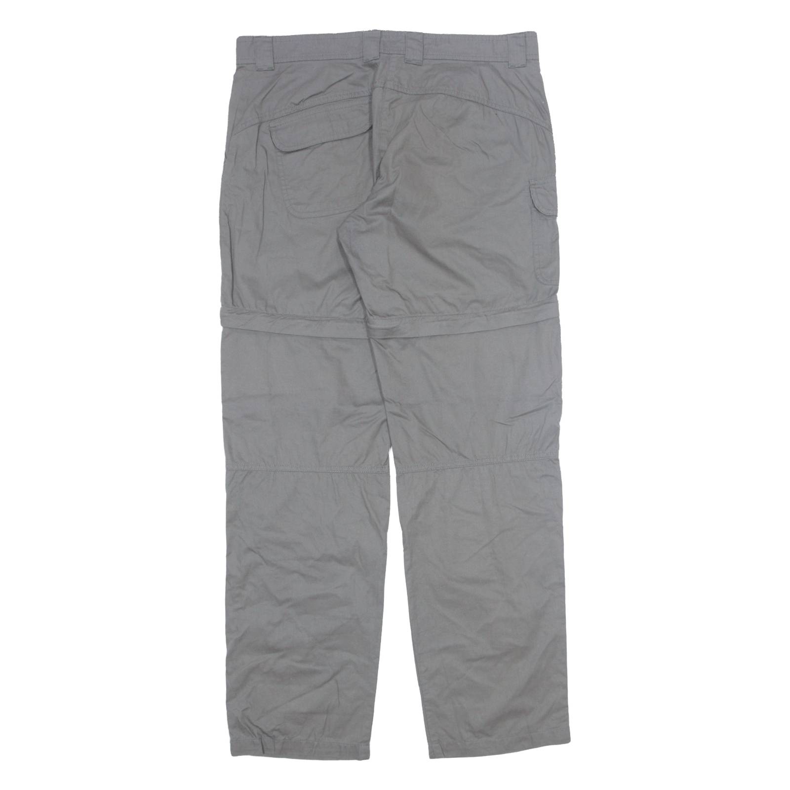 QUECHUA Outdoor Womens Trousers Grey Regular Straight W35 L34