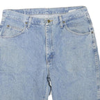 WRANGLER Mens Denim Blue Casual Shorts L W36 Classic Cotton Blend Relaxed Fit