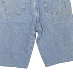 WRANGLER Mens Denim Blue Casual Shorts L W36 Classic Cotton Blend Relaxed Fit