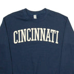 GILDAN Cincinnati Mens Sweatshirt Blue USA S