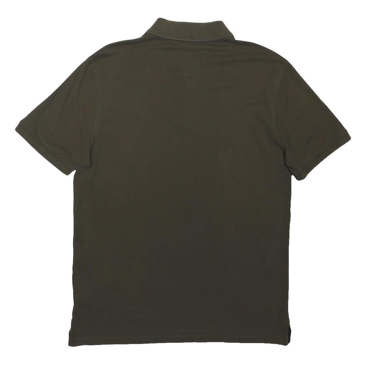 BOSS HUGO BOSS Mens Green Short Sleeve Plain Polo Shirt M Casual Cotton
