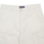 CHAPS Mens Shorts Cream Cargo Plain L W36 Casual Lightweight Summer