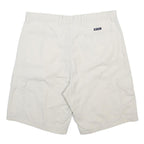 CHAPS Mens Shorts Cream Cargo Plain L W36 Casual Lightweight Summer
