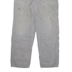 CARHARTT Mens Cotton Blend Grey Relaxed Straight Trousers W34 L30 Casual