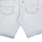 LEVI'S Mens Denim Blue Shorts L W31 Casual Cotton Blend 502 Fit