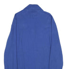 TOMMY HILFIGER Mens Blue Pullover Plain Cotton Half Zip Jumper XL Classic Fit