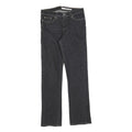 DKNY Womens Regular Fit Straight Black Denim Jeans W28 L30 Classic Cotton Blend