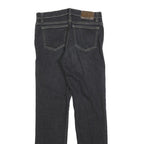 DKNY Womens Regular Fit Straight Black Denim Jeans W28 L30 Classic Cotton Blend