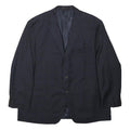 LAUREN RALPH LAUREN Womens Blue Check Wool Blazer 2XL Tailored Fit Button