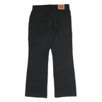 LEVI'S Womens Black Regular Fit Straight Denim Jeans W30 L29 Classic Style Zip