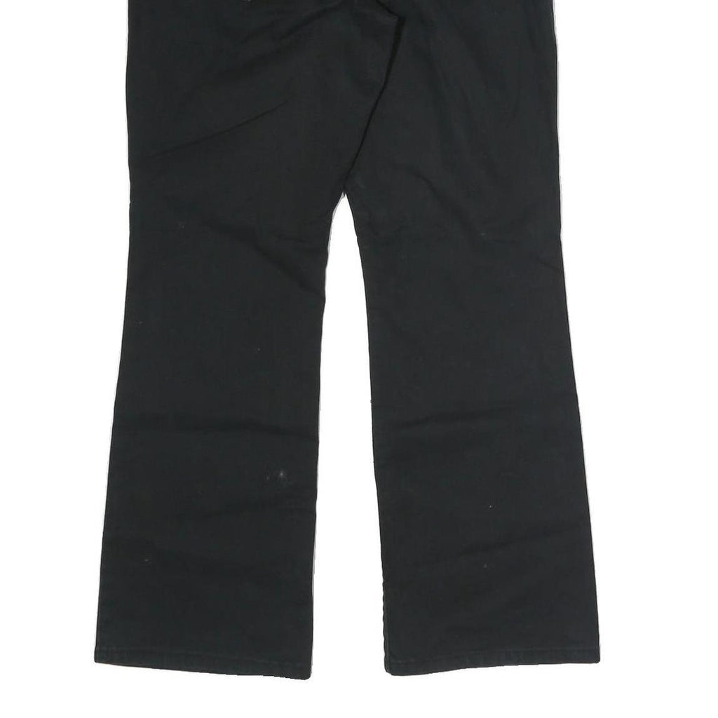 LEVI'S Womens Black Regular Fit Straight Denim Jeans W30 L29 Classic Style Zip