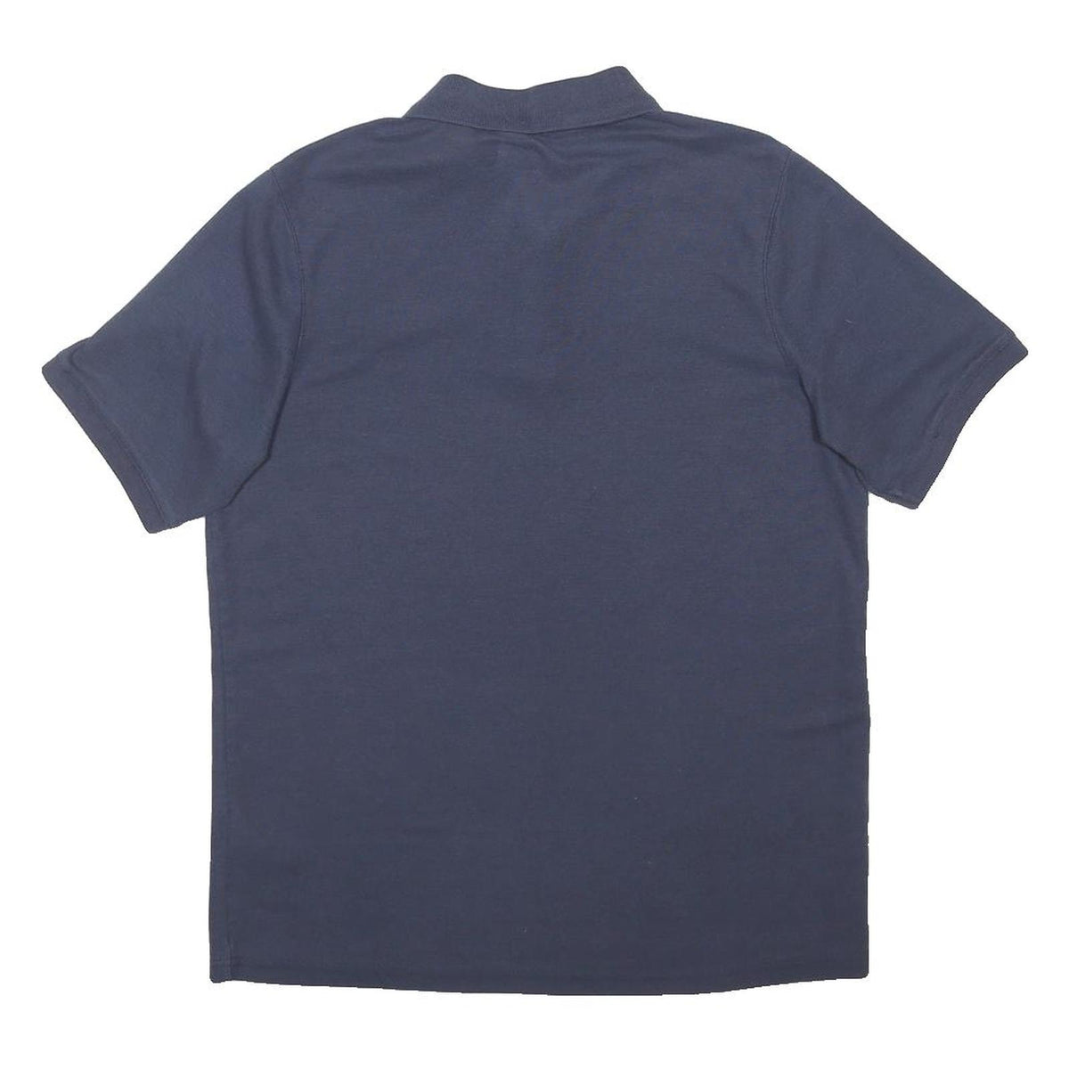 SLAZENGER Mens Navy Blue Polo Shirt M Cotton Blend Casual Basic Short Sleeve