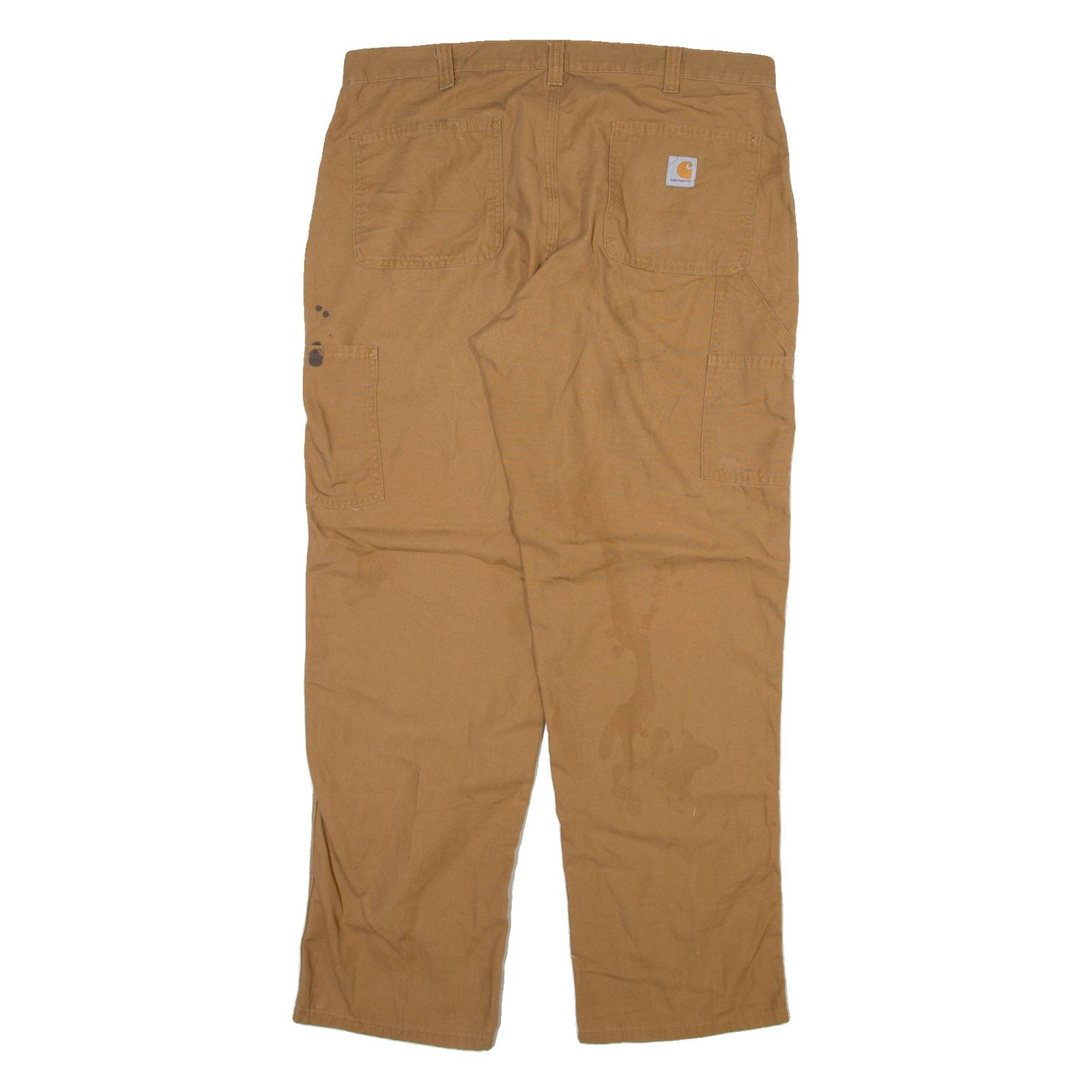 CARHARTT Mens Trousers Brown Regular Straight W36 L32