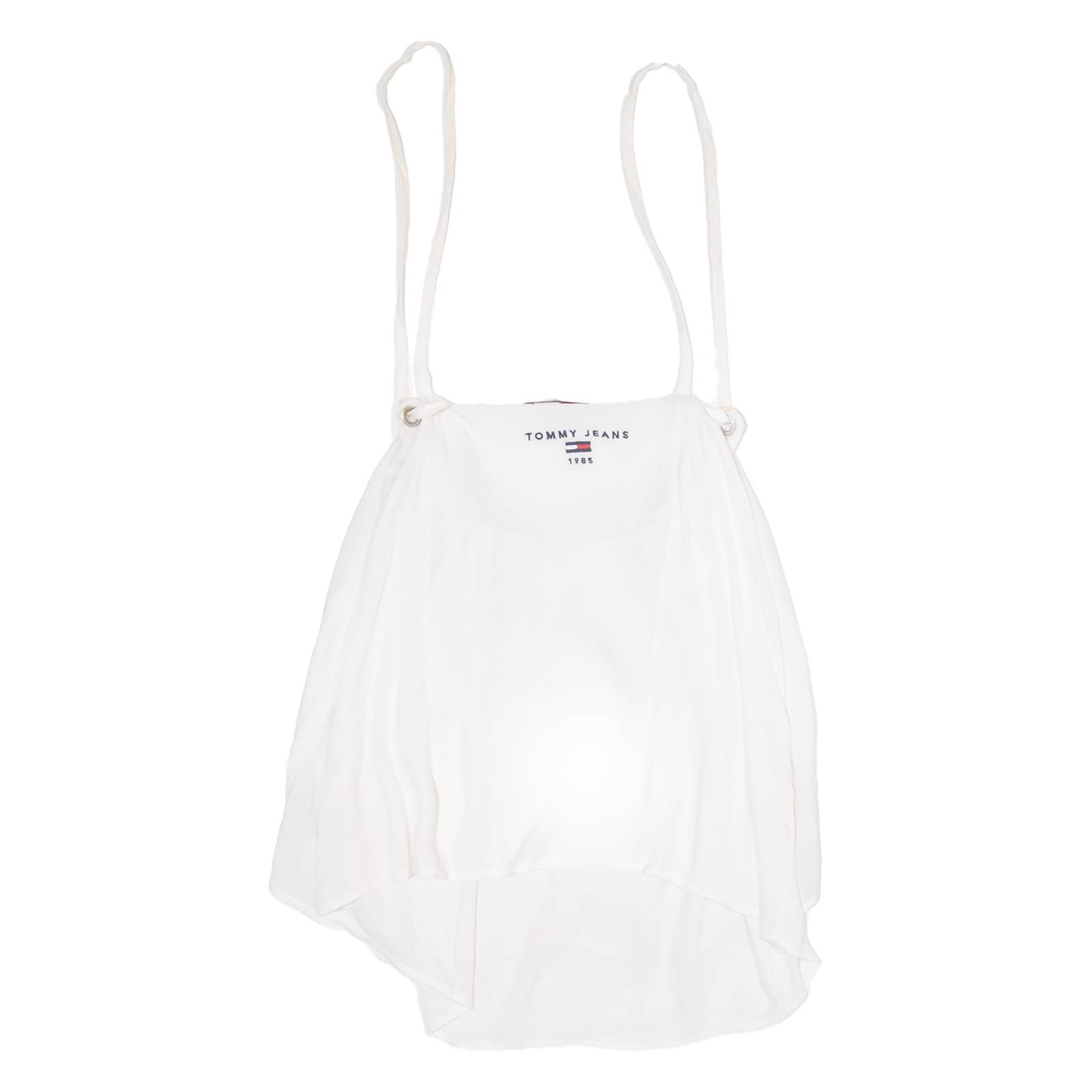 TOMMY HILFIGER Womens Vests Top White Sleeveless XXS