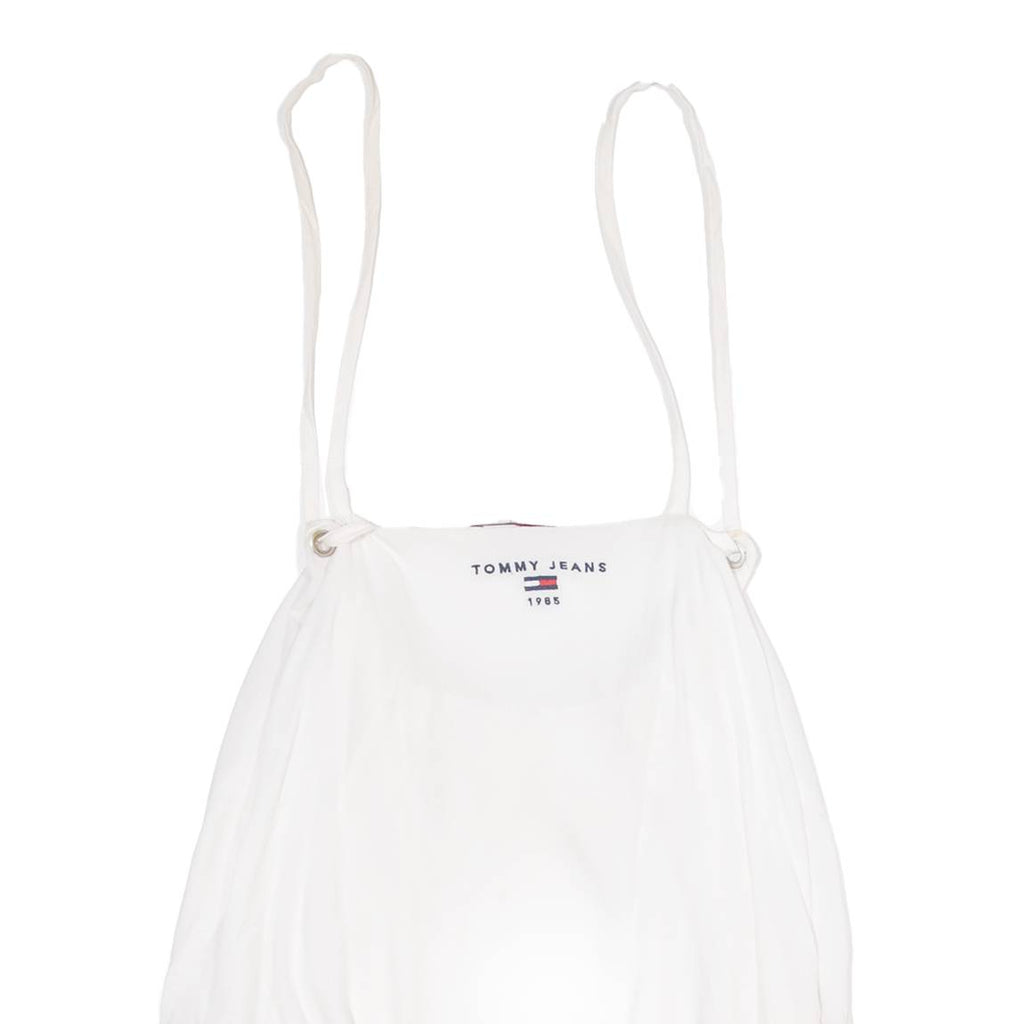 TOMMY HILFIGER Womens Vests Top White Sleeveless XXS