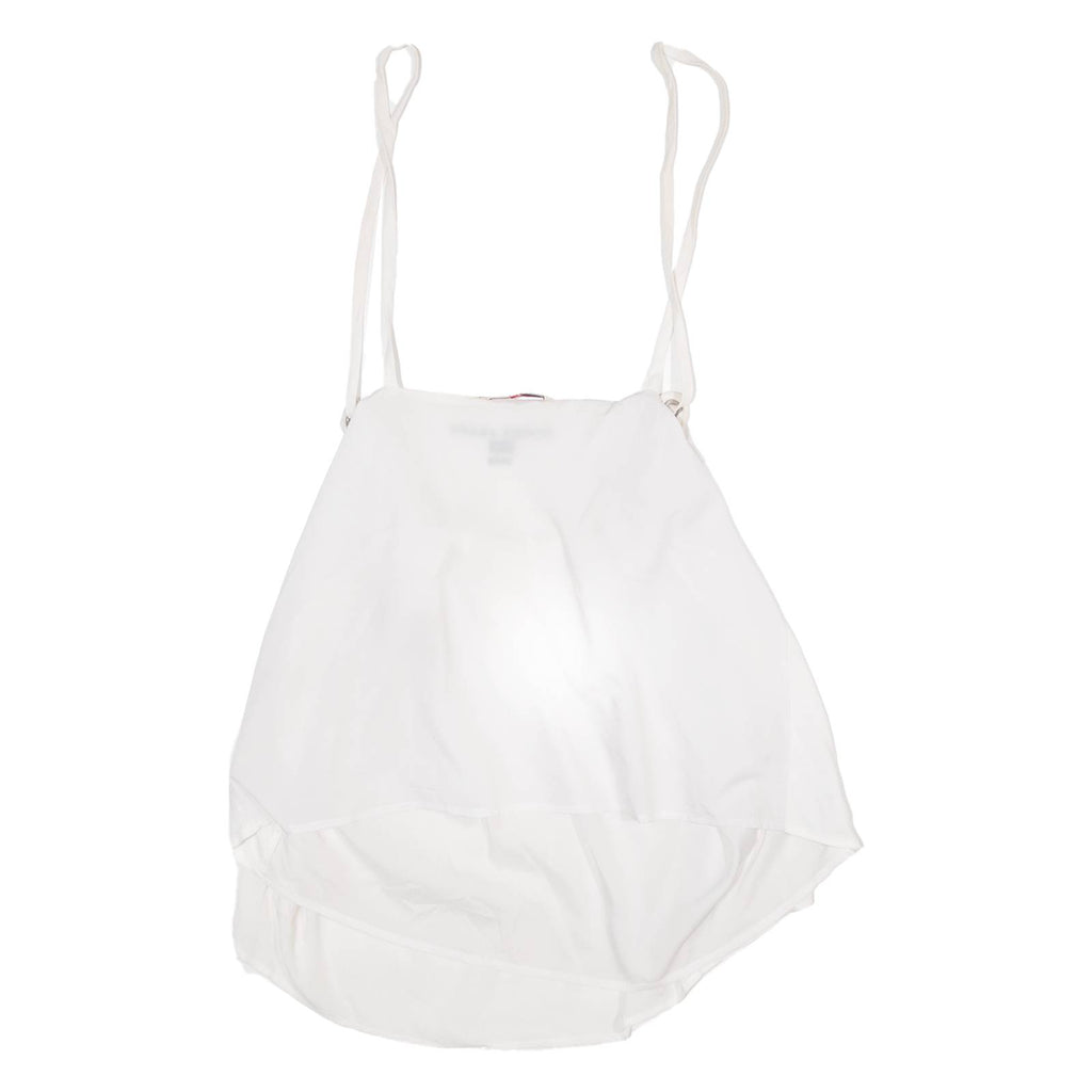 TOMMY HILFIGER Womens Vests Top White Sleeveless XXS