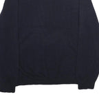 CALVIN KLEIN Mens Navy Plain V-Neck Basic Knit XL Jumper Wool Soft