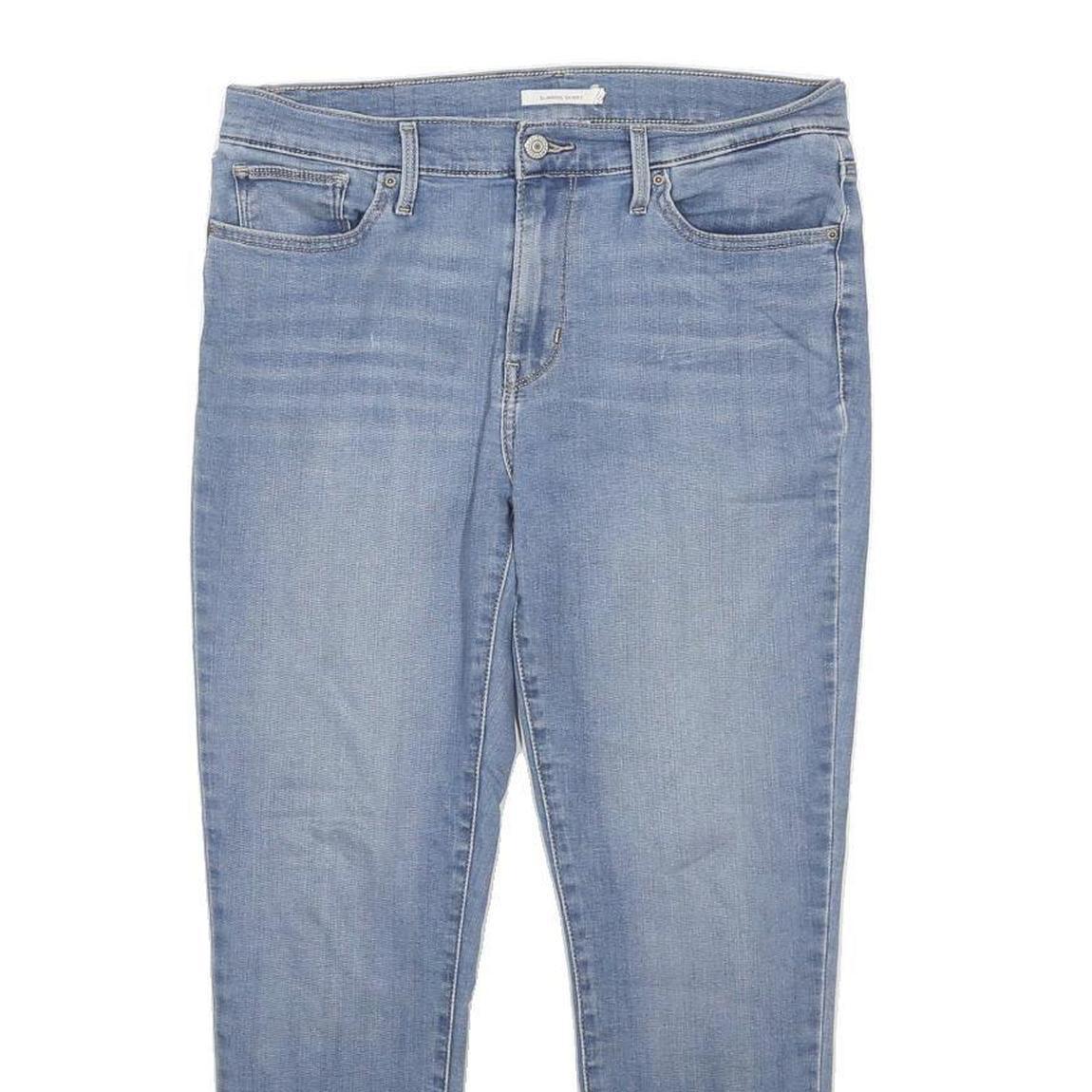 LEVI'S 022 Womens Jeans Blue Slim Skinny Denim Light W32 L35 Classic Fit