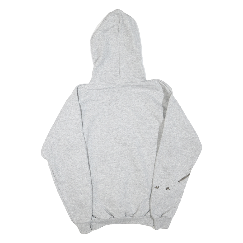 CHAMPION Mens Grey St Mary Parish School Pullover Hoodie S Cotton Blend