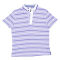 BOSS Mens Polo Shirt Purple Striped S