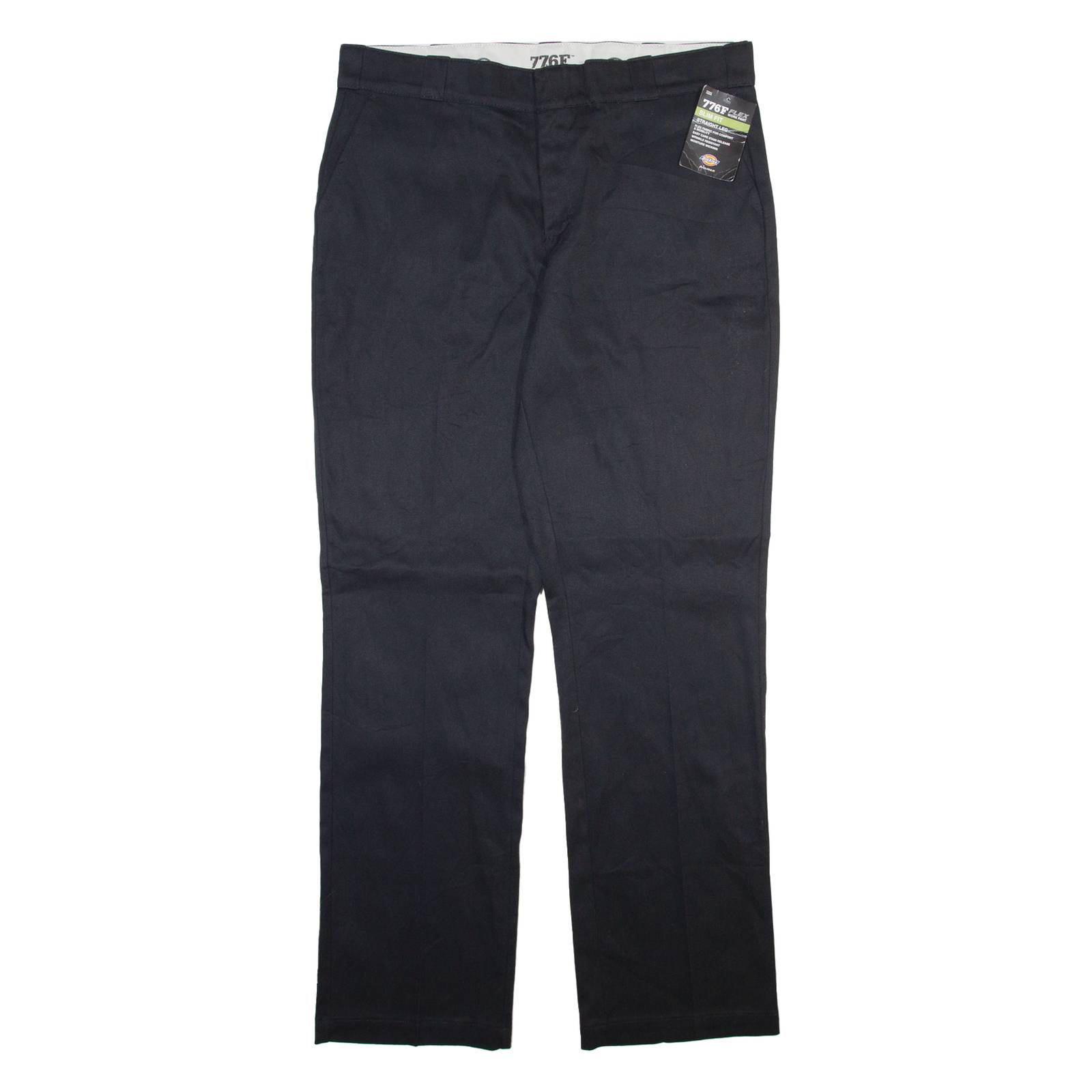 DICKIES 776f Womens Trousers Black Regular Straight W38 L32