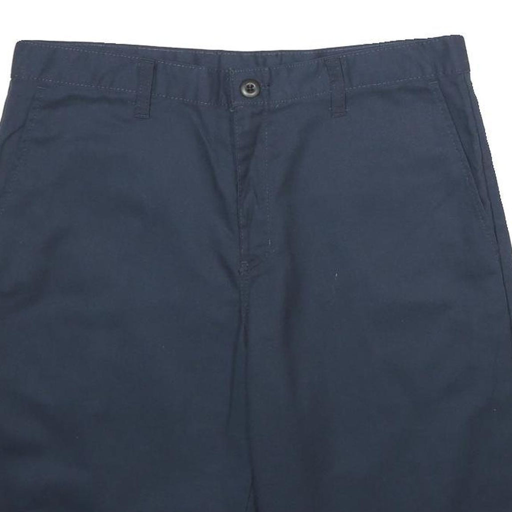 DICKIES Mens Blue Casual Shorts L W34 Workwear Polyester Blend Relaxed