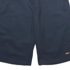 DICKIES Mens Blue Casual Shorts L W34 Workwear Polyester Blend Relaxed