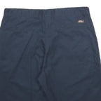 DICKIES Mens Blue Casual Shorts L W34 Workwear Polyester Blend Relaxed